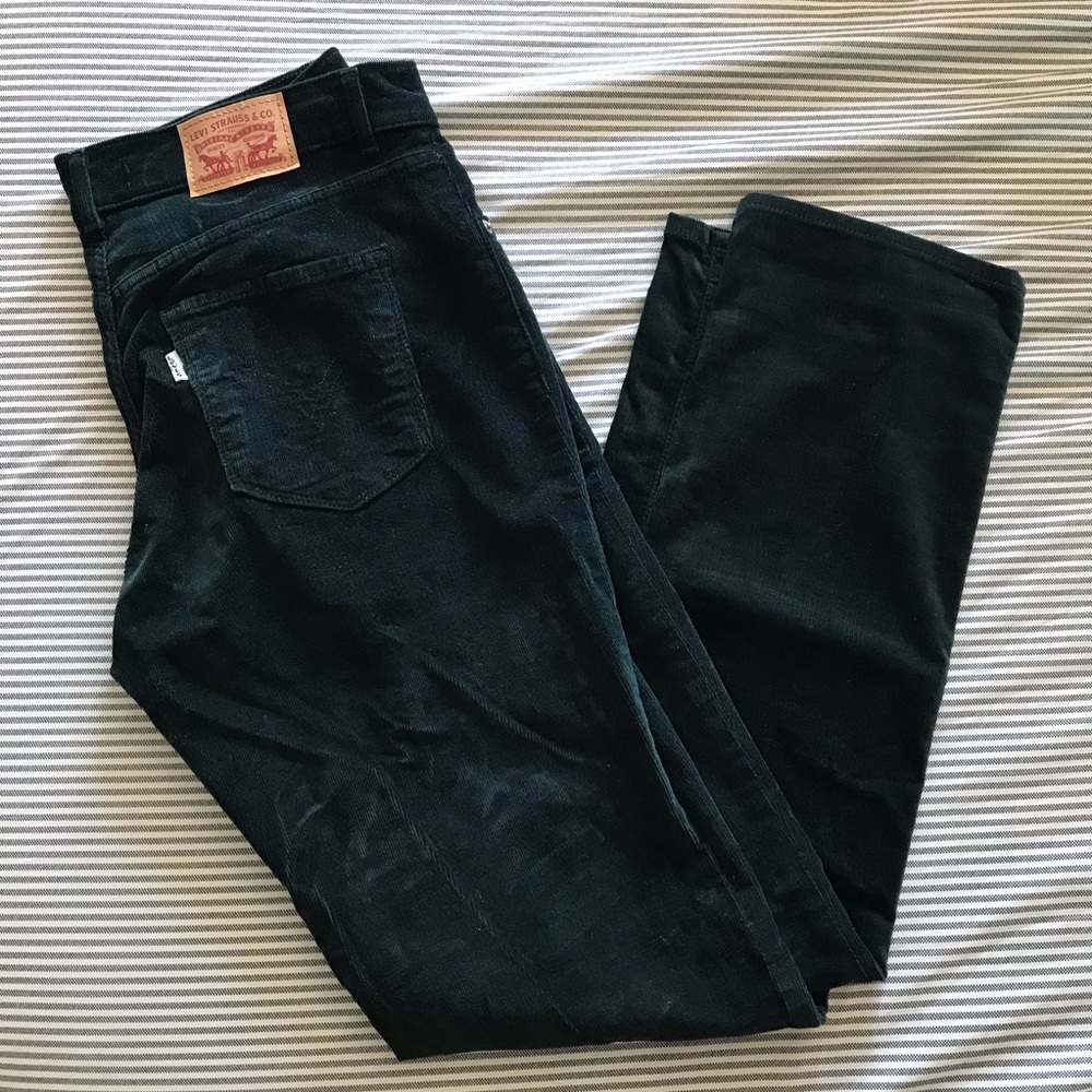 Levi’s Green Straight Leg Corduroys